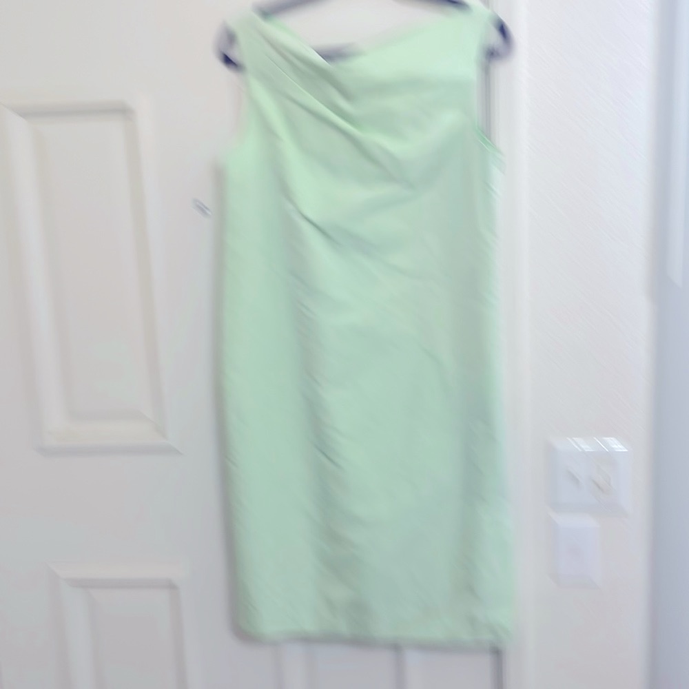 Silk Taffeta Mint Dress Sz 10